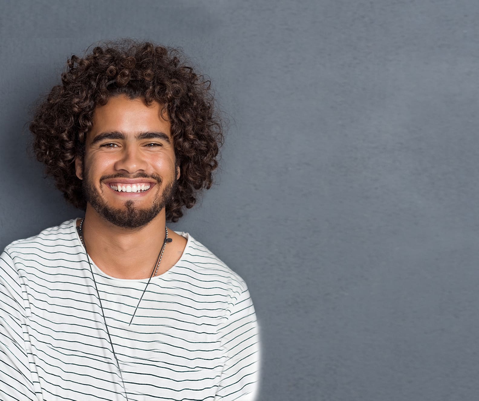 Smiling Man Outdoors